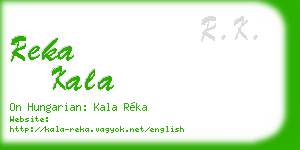 reka kala business card